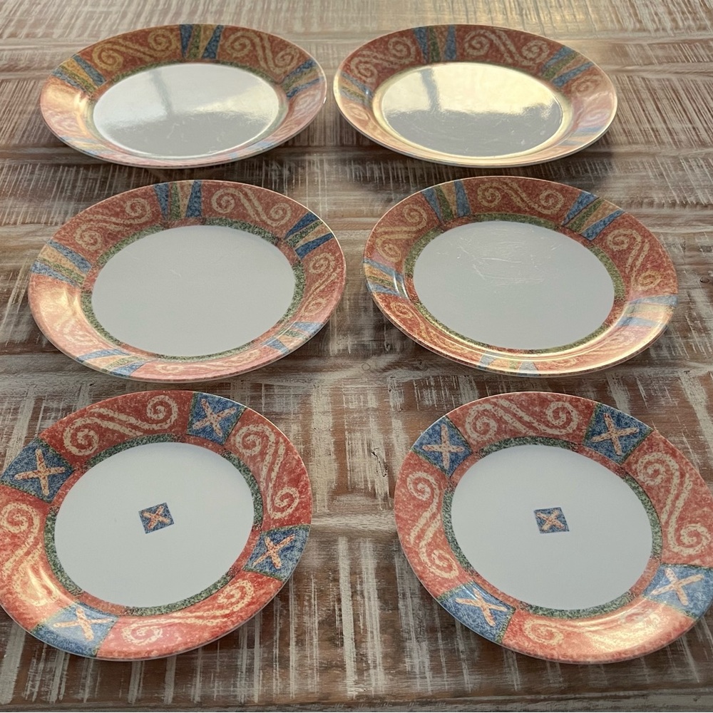 Corelle Plates - Sand Art